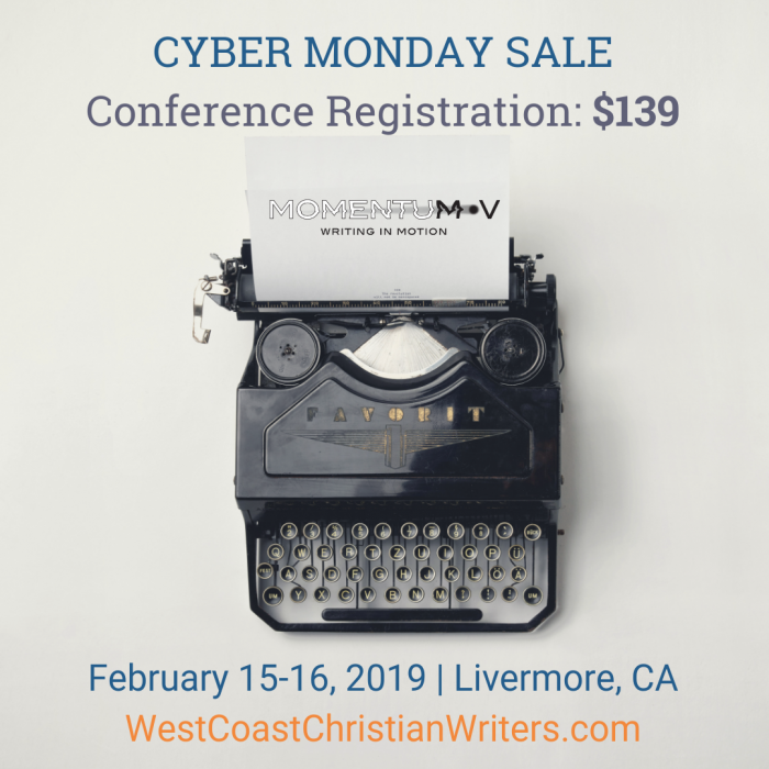 Cyber Monday Sale | West Coast Christian Writers Conference