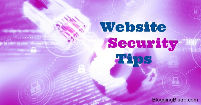 Website Security Tips