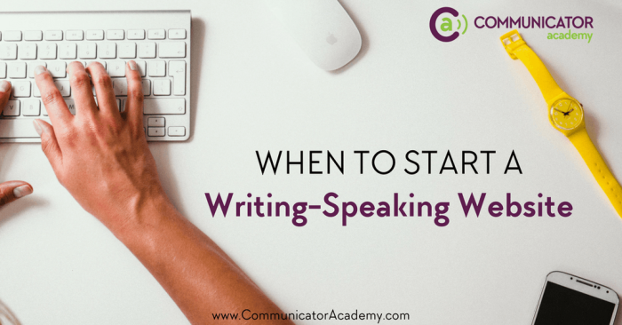 When Does a Pre-Author, Pre-Speaker Need a Website and Blog?