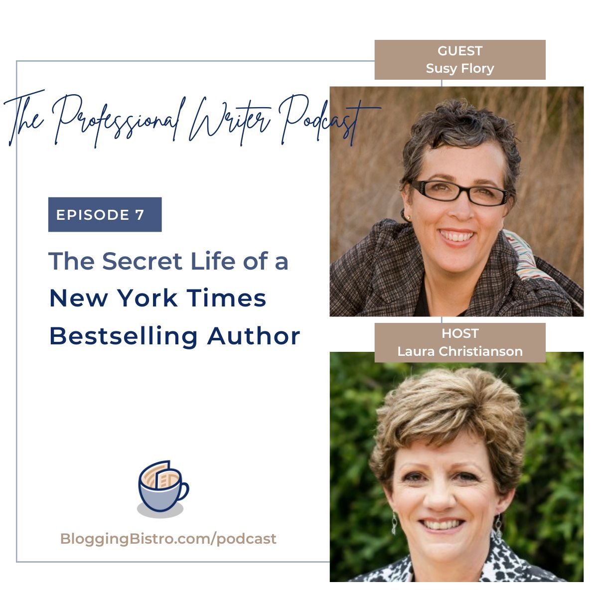 Susy Flory and Laura Christianson on The Professional Writer podcast