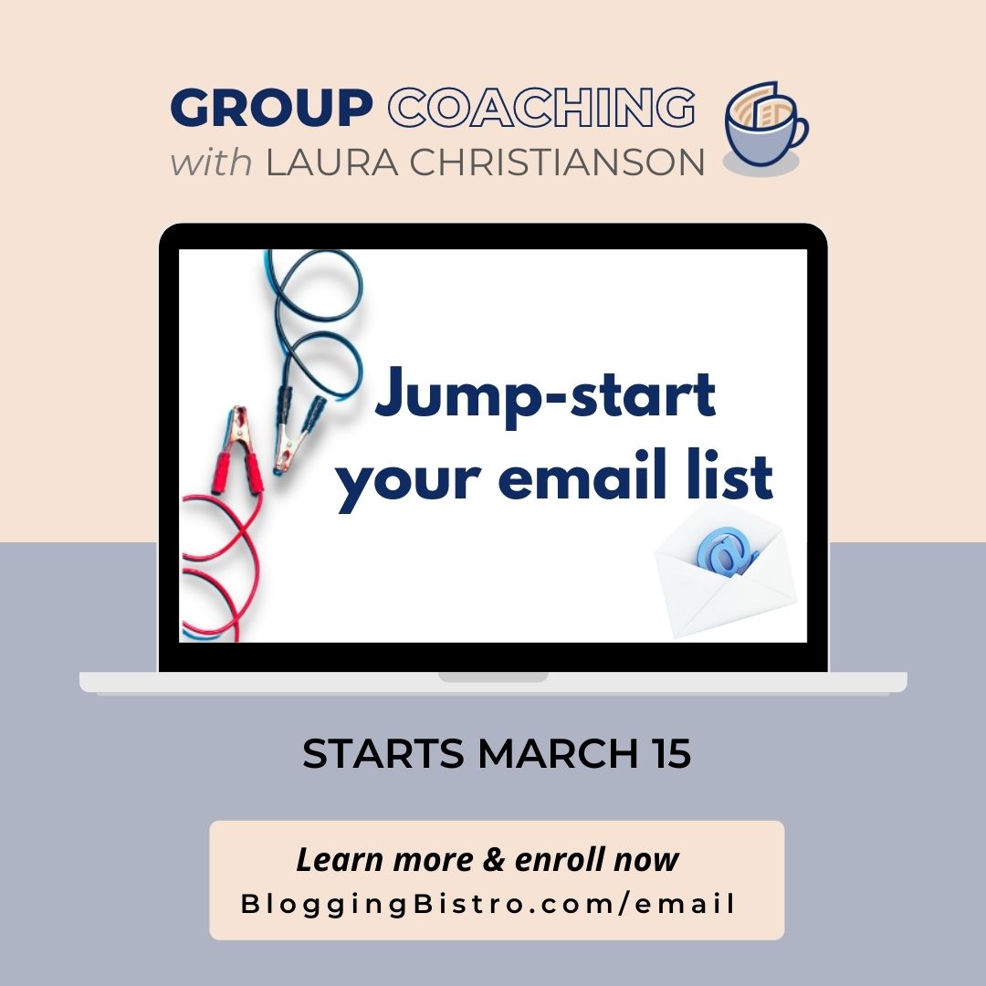 80 – Jump-Start Your Email List (Group Coaching Program)